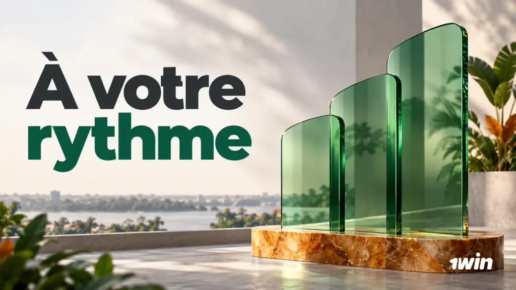 Formes verticales en verre pour illustrer des limites.