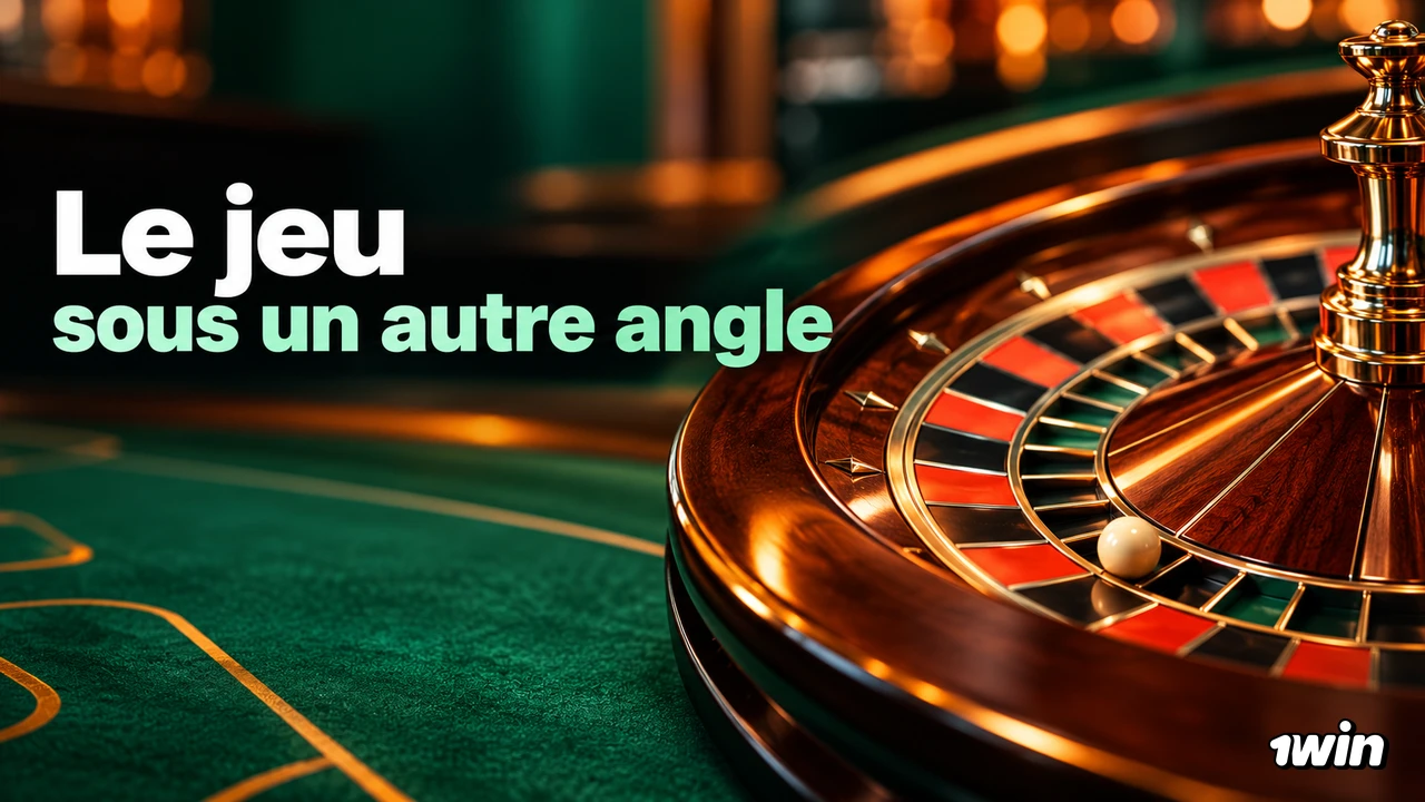 Gros plan d’une roue de roulette dorée sur une table verte